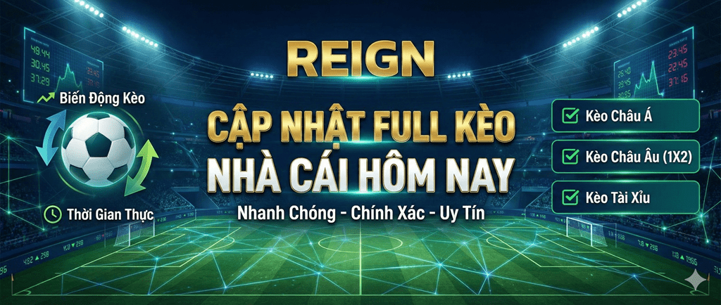 kèo nhà cái hôm nay