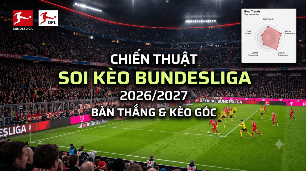 Chiến thuật soi kèo Bundesliga 2026/2027 Bàn thắng & Kèo Góc hiệu quả cao 1 soi kèo bundesliga